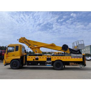 Buy cheap Export 32m Dongfeng Euro 2 High Altitude Operation Platform Truck Mounted Crane Vehicle from wholesalers