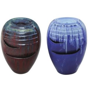 Buy cheap Red Ceramic Fountain, Ceramic Pots GW8745 // Outdoor or Indoor used product