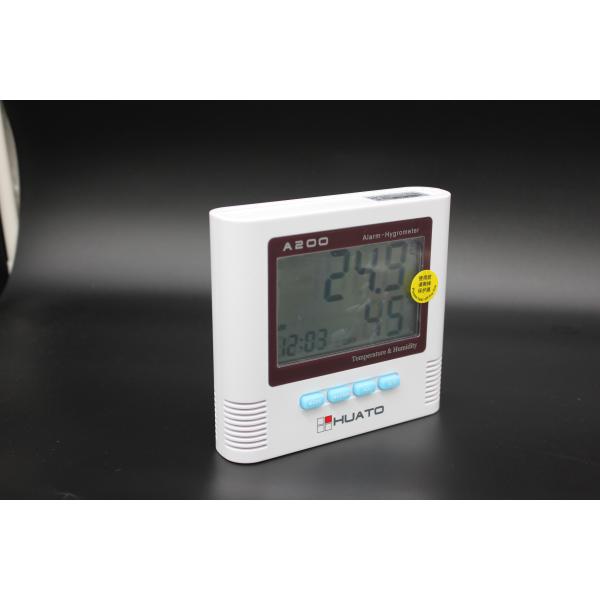 Large LCD Digital Thermometer Hygrometer Clock / Alarm Function Temperature