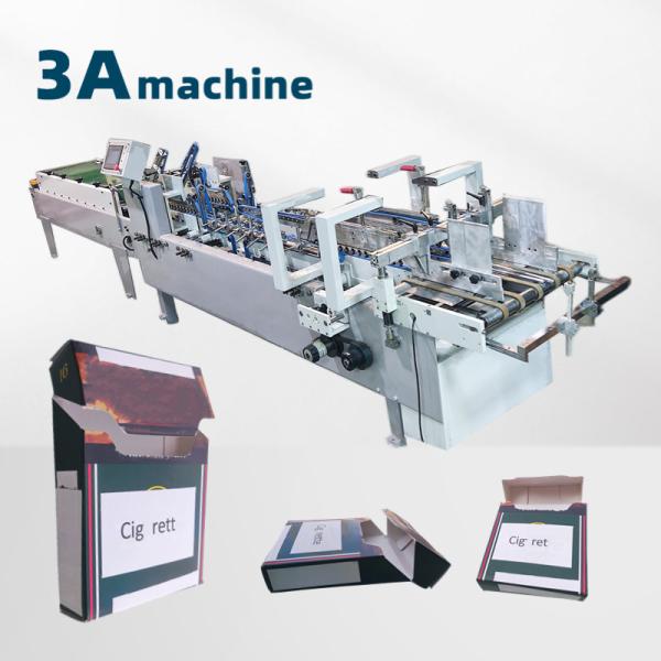 Presentation Folder Gluing Machine 1300KG Weight and Video Feedback for Box