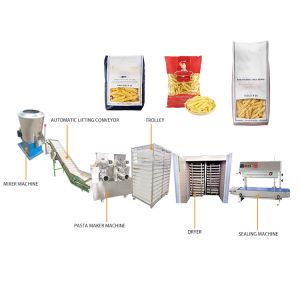Buy cheap pasta production line making machine macaroni extruder from wholesalers