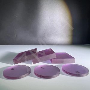 Sapphire Optical Windows Violet Windows High Performance Hardness Transparent