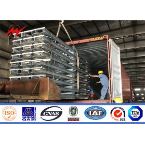 Electricity Self Supporting 345mpa Transmission Line Pole
