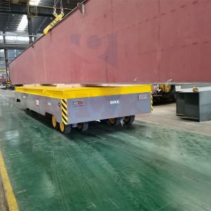 Motorized Trackless Steerable Transfer Cart For Industry