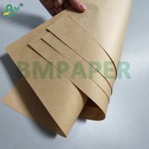Buy cheap 70gsm Striped Brown Kraft Paper For Gift Wrapping 762mm  x 300m Eco - friendly from wholesalers