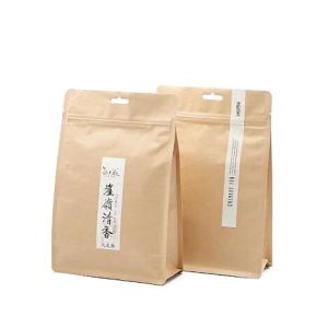 Buy cheap Customized kraft paper resealable food packaging bags with k from wholesalers