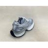 Buy cheap Women white silver sport shoes with thick soled and breathable mesh upper PU from wholesalers