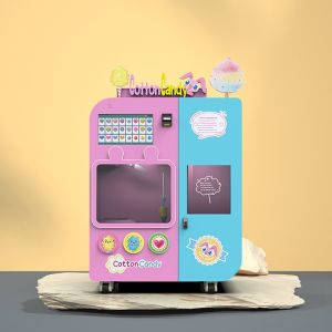 Buy cheap CE ROHS Fairy Floss Vending Machine 220V SDK Fully Automatic product