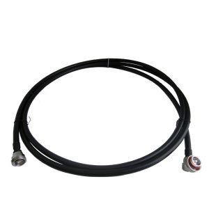 Buy cheap RF Low PIM 3 Meter Jumper 1/2'' Super Flexible Coaxial Cable With DIN Male Right Angle To DIN Female Connector from wholesalers