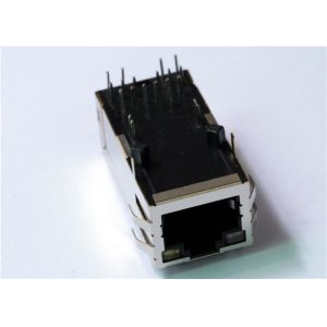 Buy cheap 1GB POE Magnetic RJ45 Jack RT5-3673K24Q 100/1000Base-T Shield w/LEDs from wholesalers