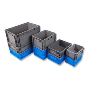 Buy cheap HDPE Heavy Duty Equipment Euro Stacking Containers Plastic Turnover Box from wholesalers