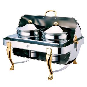 Buy cheap High quality Rectangle roll top chafing dishRectangle soup station product