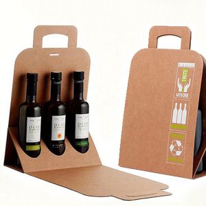 Buy cheap Kraft Wine Bottle Postal Boxes with a Hanger from wholesalers
