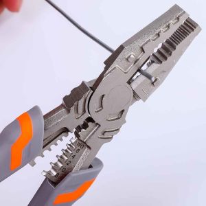 225mm High Leverage Combination Slip Joint Pliers Stainless Steel Cutting Pliers