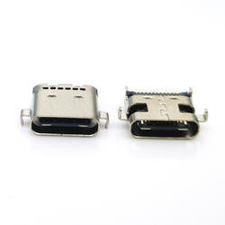 Buy cheap USB-31S-F-04B 3.5A Current 24P USB 3.1 Type-C Female Receptacle Socket Right Angle PCB SMT Dual Row Tab Type C Female from wholesalers