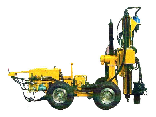 Mobile Underground Mining Drilling Equipment Hydraulic High Efficiency Down The