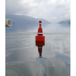 Buy cheap Visibility Yellow/Red/Green Polyethylene Buoy With Solar Power Lantern from wholesalers