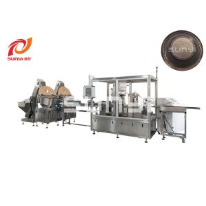 Buy cheap Six Lanes Automatic Lavazza Blue Coffee Capsule Bottom Filter Sealing Machine from wholesalers