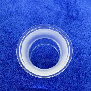 Buy cheap Professional Custom Quartz Flanged Pipe High Temperature High Purity from wholesalers