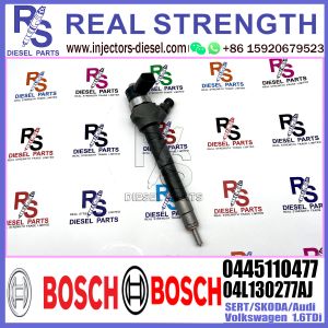 Buy cheap Common Fuel Diesel Injector 0445110476 0445110477 04L130277AJ 04L130277G for SERT/SKODA/Audi/Volkswagen 1.6TDI Engine from wholesalers