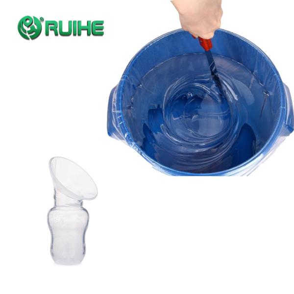Quality Yellow Resistance High Transparent 1:1 Mixing LSR Baby Breast Pump for sale