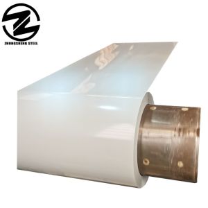 Buy cheap 600-1500mm Width White RAL9003 Color Prepainted Galvanized PPGI Steel Coil with Punching Processing Service from wholesalers