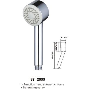 Buy cheap Single Spray Rain Shower Head With Handheld from wholesalers