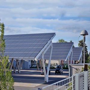 5000mm span ground Carport Solar mounting system solar bracket solar structure