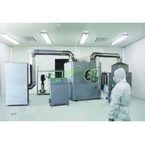 Buy cheap Stainless Steel GMP Automatic Film Coating Machine Tablet Coating Machine from wholesalers