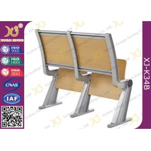 Cold Rolled Steel Bookshelf Lecture Theatre Seating With Writing Table