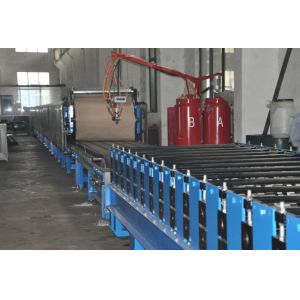 Buy cheap Automatic Polyurethane Sandwich Panel Manufacturing Line With 1220mm Coil Width from wholesalers