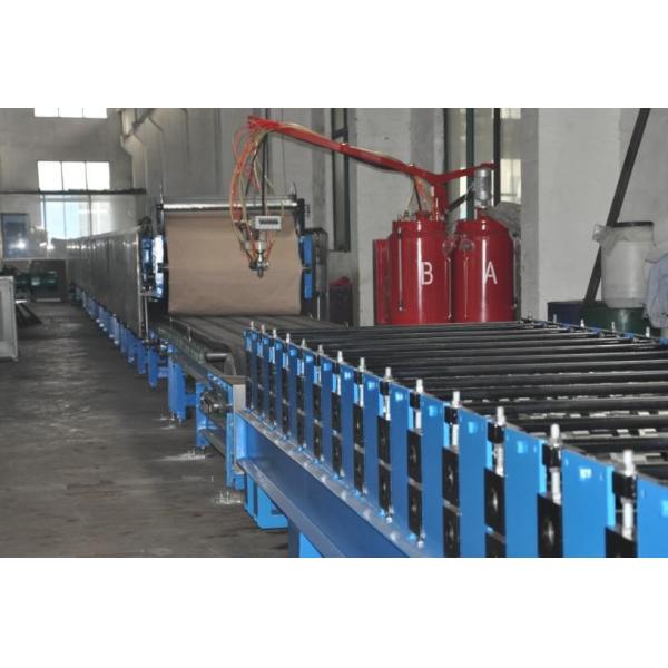 Buy cheap Automatic Polyurethane Sandwich Panel Manufacturing Line With 1220mm Coil Width from wholesalers