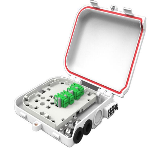 Quality FTTH Fiber Optic Terminal Box Distribution Waterproof IP65 1x8 1x16 Splitter PC ABS for sale