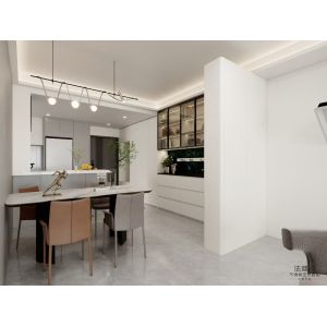 China Fadior Stainless Steel Kitchen Cabinet with Integrated Island Counter Durable and Minimalist Solution for Modern Living on sale