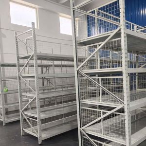 Buy cheap Indoor Adjustable Shelves Medium Duty Industrial Rack Shelving For Optimal Space Utilization from wholesalers