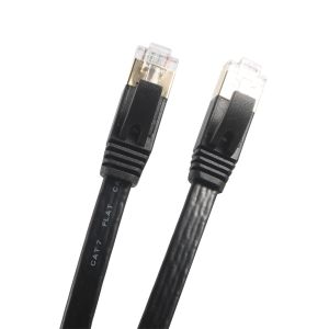 Buy cheap CAT7 SSTP FLAT 32awg Copper Patch Cords Jumper Wire 10G Ethernet from wholesalers