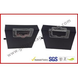 Buy cheap Foldable Hanger Electronics Packaging , Customized Matt Black Drawer Box from wholesalers