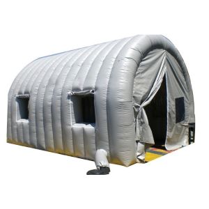 Buy cheap light grey carpsa hinchabls inflatable garage tent with transparent window from wholesalers