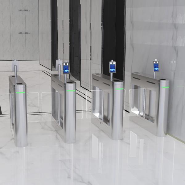 Quality Face Recognition Stainless Steel Turnstile 110V-220V Humidity 20%-80% for sale