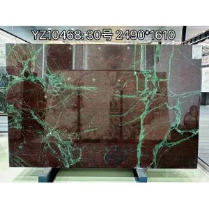 Brazil Red Marble Top Slab Waterproof Versatile With Customized Thickness