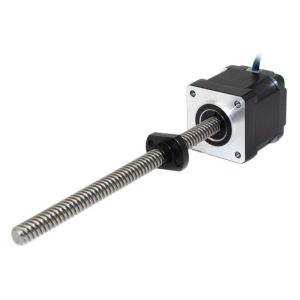 Buy cheap 80 Degree Temperature Rise Linear Stepper Motor With Lead Screw for CNC Machines from wholesalers