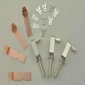 Welding Machine Component / Brass Accessories Contact Bridge For Switches And