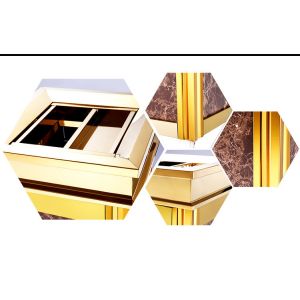 Buy cheap Hotel Waste Bin Lobby Vertical Hotel Corridor Commercial Office Building Elevator Entrance Large Trash Can with Soot from wholesalers