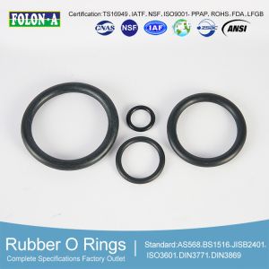 Buy cheap Tensile Strength Black NBR O Rings Smooth Surface -25.C To 100.C Temperature Range from wholesalers