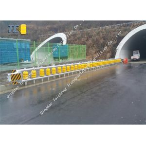 Buy cheap Removable Rolling Guardrail Barrier Anti Rust , Highway Roller Barrier from wholesalers