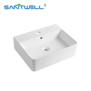 Buy cheap AB8457 Modern Rectangular Art Basin Above Counter Basin Ceramic Basin from wholesalers