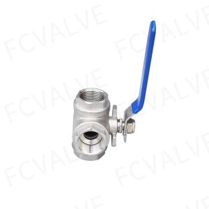 Buy cheap Customization Option Manual 316 Stainless Steel Three-Way Ball Valve with Female Thread from wholesalers