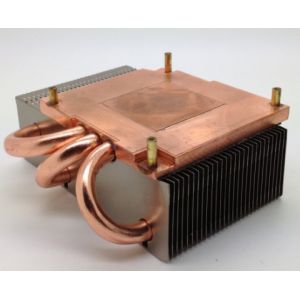 Buy cheap 120W Copper Base Plate Aluminum Fin Copper Pipe Heat Sink For CPU Cooling from wholesalers