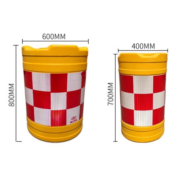 Buy cheap Red And White Reflective Isolation Piers At Highway Intersections from wholesalers