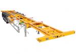 Buy cheap Yellow CE 20ft Skel Trailer Q345B Skeleton Container Trailer from wholesalers